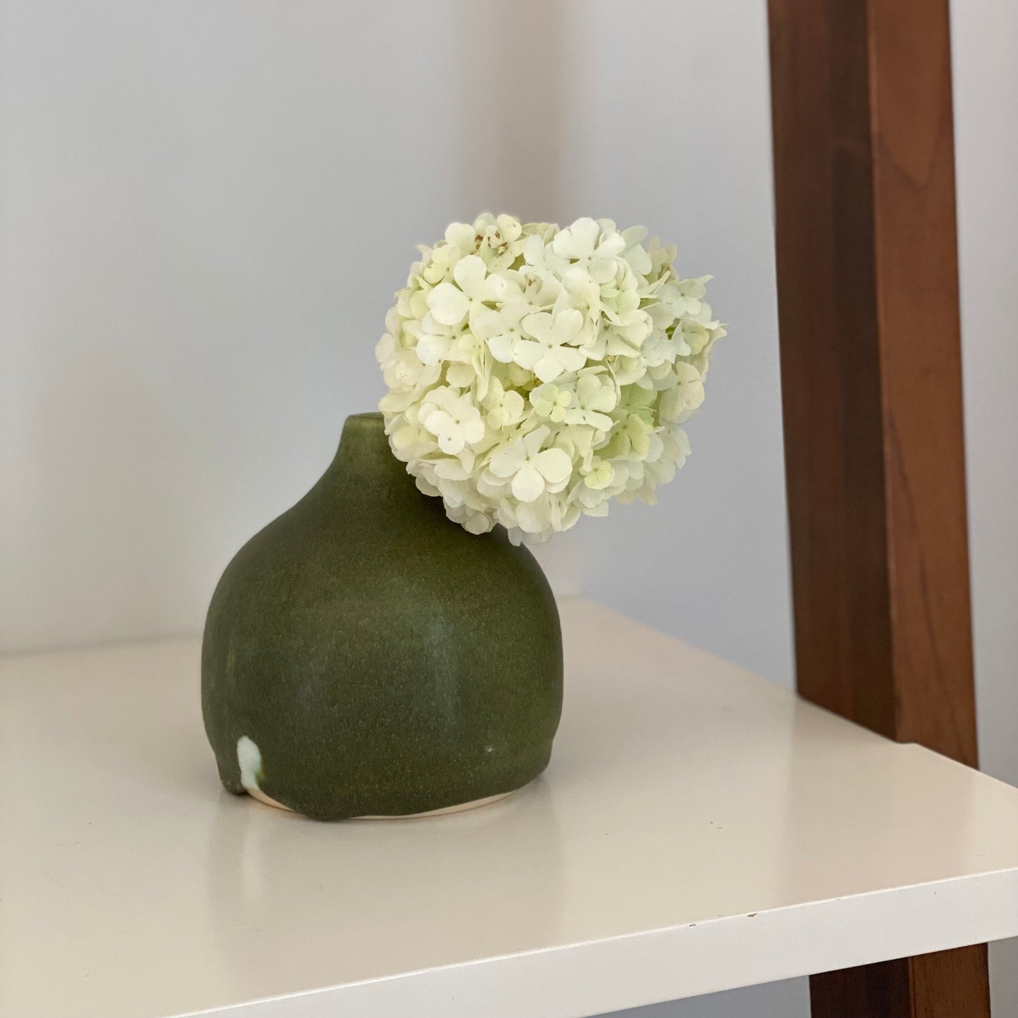 Moss Green Bud Vase