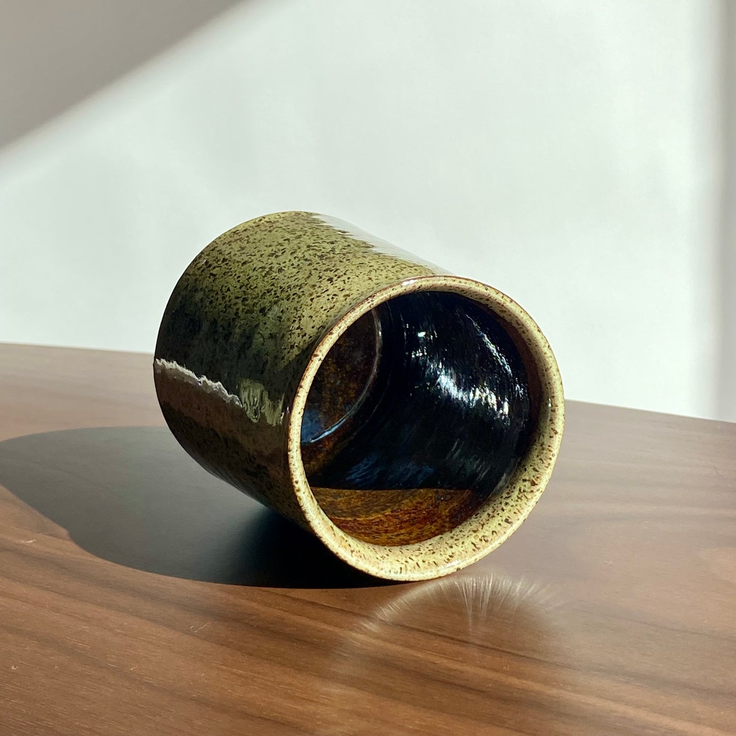 Grandma's Basement Green Textured Tumbler