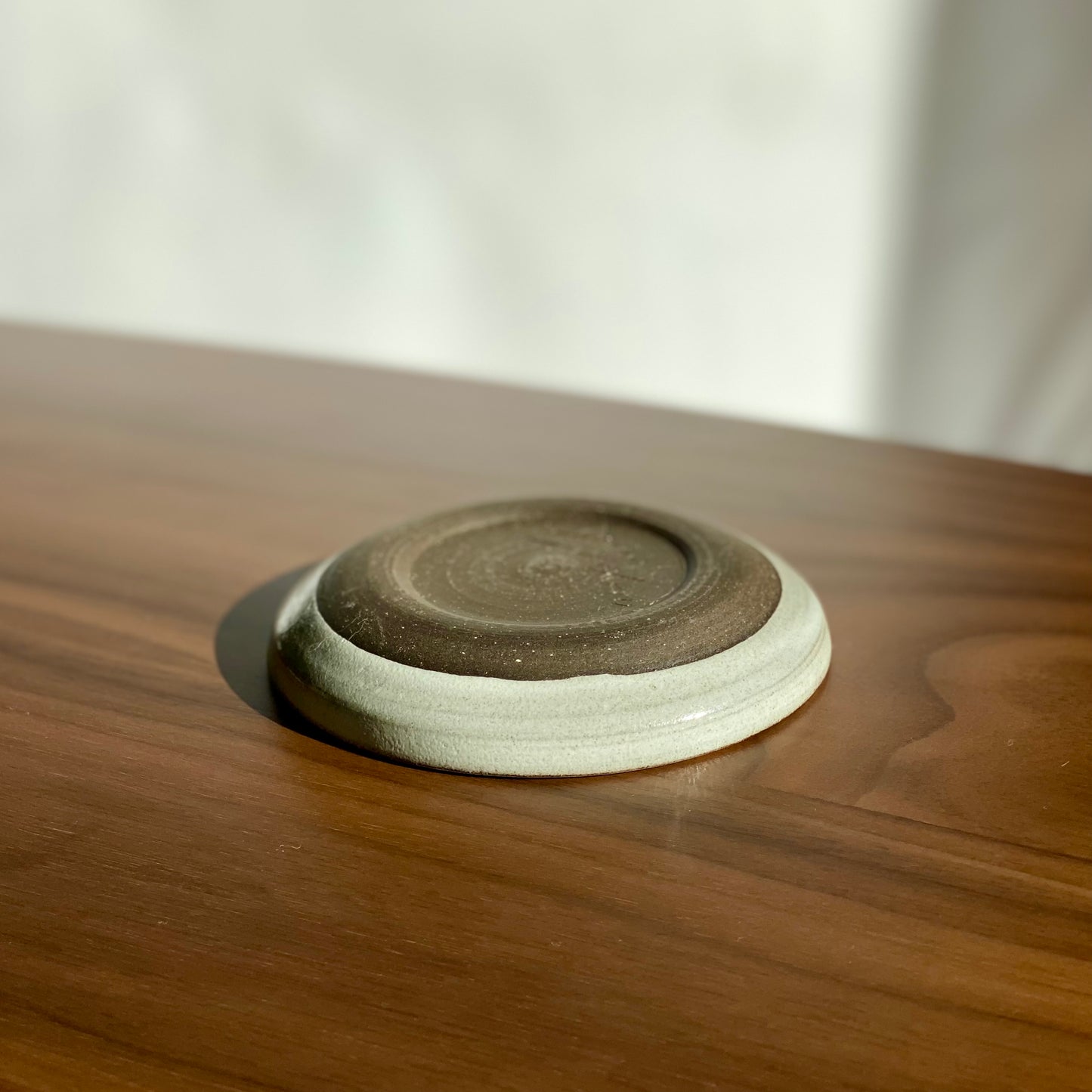 Trinket Plate in Waxy White Glaze