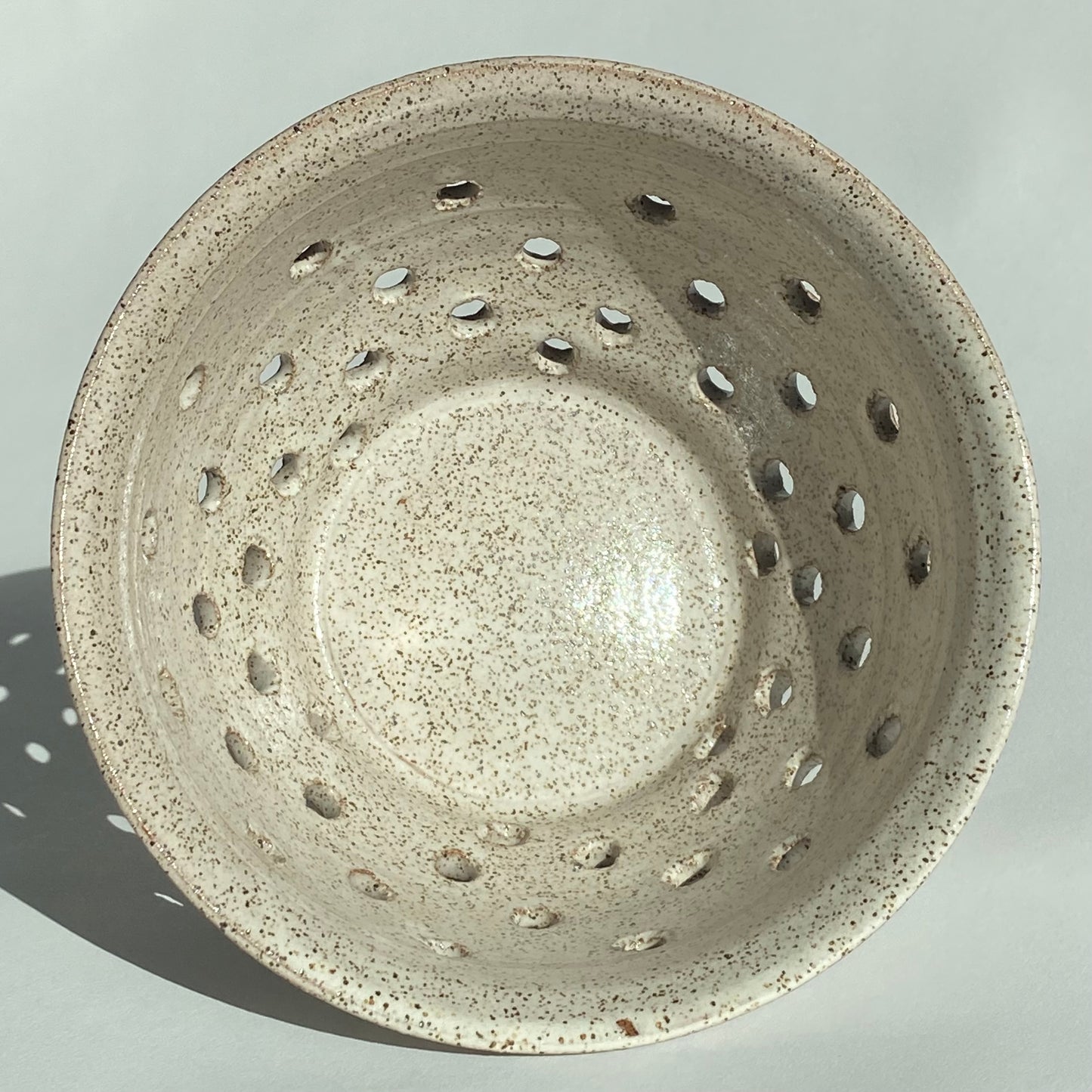 Berry Bowl in Waxy White Glaze