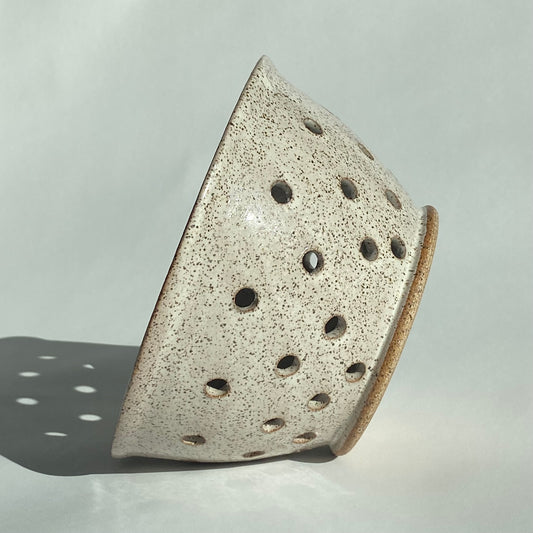 Berry Bowl in Waxy White Glaze